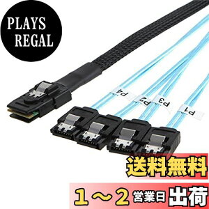 yzNFHK  Mini SAS SFF-8087 zXg 4 SATA 7s ^[Qbg n[hfBXN 6Gbps f[^T[o[ RAID P[u 100cm
