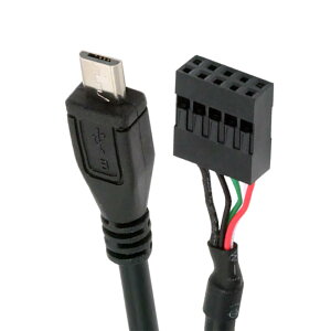 �y���������zNFHK USB 2.0 �}�U�[�{�[�h 9�s�� 10�s�� �w�b�_�[ - �}�C�N��USB 5�s�� �P�[�u�� 50cm �~�j���j�^�[�Z���T�[�p�l���J�����p, NF-U2-018-MM