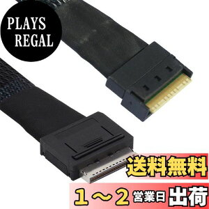 yzNFHK Oculink PCIe PCI-Express SFF-8611 8i  SFF-8654 8i 8x XC SSD f[^ANeBuP[u 50cm