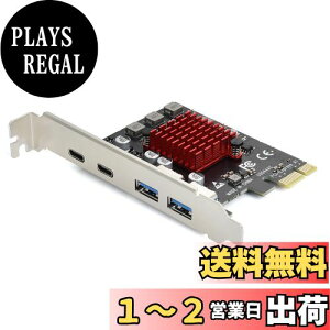 yzELUTENG USB3.1݃{[h 4{[h y2 USB-A & 2 USB-Cz 5Gbps PCIEC^[tF[XJ[h USB3.0gJ[h PCI-Express3.0ڑ PCI-E X1/X4/X8/X16 Windows 11/10/8/7/XP/VistaΉ