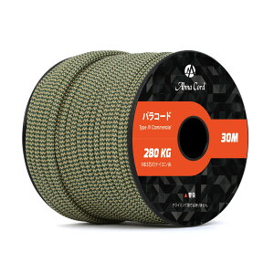 �y���������zAbma Cord �p���R�[�h 4mm 9�c �p���V���[�g�R�[�h �K�C���[�v �ω׏d280kg �e���g���[�v �T�o�C�o�� �A�N�Z�T���[����p�i30m/�{�[�_�[ # �_�[�N�O���[�����S�[���h�j