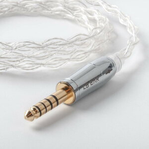 【送料無料】Yinyoo 0.78mm 2pin イヤモニ アップグレードケーブル 4.4mm プラグ KBEAR KBX4904 99.99%純度 純銀4芯 ヘッドフォン 交換用ケーブル 5極 バランス イヤホン リケーブル hi-fiオーディオ イヤフ