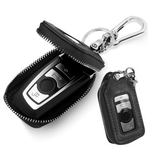 【送料無料】Annhua スマートキーケース PUレザー 男女兼用 キー カバー リレーアタック非対応 リモコンキーケース 汚れ 落下 傷防止 各種機種対応 キーホルダー 透明窓付き ホンダ マツダ ダ