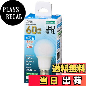 �y���������z�I�[���d�@ LED�d�� E26 60�`���� �����F LDA7D-G AG52 06-4459 OHM