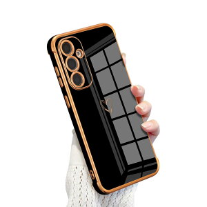 【送料無料】QLTYPRI Galaxy A55 5Gケース SC-53E/ SCG27 TPU カバー ハート模様 おしゃれ 韓国 可愛い 女性 人気 薄型 軽量 耐衝撃 スマホケース レンズ保護 落下防止 ワイヤレス充電対応 ストラップホ