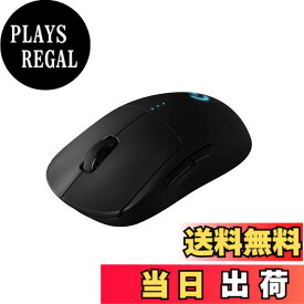 【送料無料】Logicool G PRO LIGHTSPEED ワイヤレス ゲーミング マウス G-PPD-002WLr ゲーミングマウス 軽量 80g HERO 25Kセンサー 充電 POWERPLAY 対応 ゲーム 充電 無線 左右対称 FPS PC windows mac ブラック 国内正規品