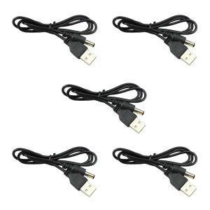 yzKKHMF 5 R[h dP[u 70CM USB-DC[dP[u 5.5×2.1mm DC RlN^[ WbN uzv