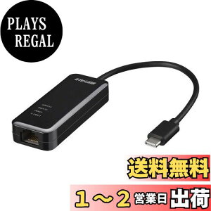 yzobt@[ BUFFALO LLANA_v^[ LUA4-U3-CGTE-BK ubN Giga Type-C USB3.1(Gen1)Ή