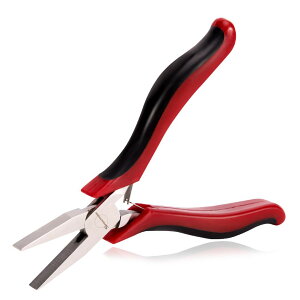 【送料無料】SPEEDWOX 平ペンチ 平ヤットコ CR-V鋼 マイクロ 小型 軽量 溝なし 精密作業 ジュエリー製作 ビーズ アクセサリー 手作り クラフト 手芸用品 ホビー DIY プロ 工具 123mm