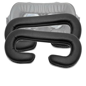 【送料無料】LUCKYBEE HTC Vive用 革材 フェイスクッション 12mm VR MASK お手入れ簡単なフェイスフォームの交換用Viveアクセサリー (2個セット)