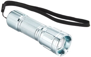 【送料無料】エルパ (ELPA) フォーカスLEDアルミライト LEDライト 懐中電灯 直径35×全長111(mm) 防水 DOP-EP210