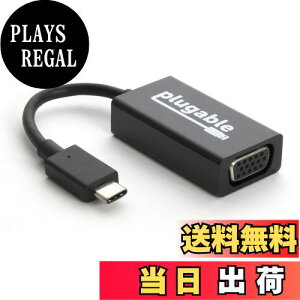 yzPlugable USB-C - VGA ϊA_v^[ 1920x1200 60Hz ܂łɑΉ Thunderbolt 3 ΉVXeAMacBook ProAWindowsAChromebookAiPad ProADell XPS ȂǂŎgp\