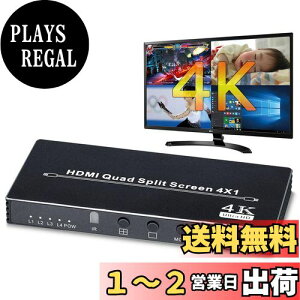 yzELEVIEW HDMI ʕؑ֊ }`r[[ 4K@30HzΉ 41o 4\(PBP) HDMIXCb`[ V[X uɐ؂ւ ŉʐ؂ւ CuzMWebcEƁE
