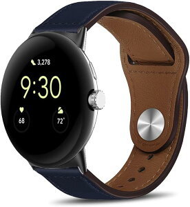 �y���������z[HeeNia] ���U�[�o���h Google Pixel Watch 3 41mm/Google Pixel Watch 2/Google Pixel Watch �Ή� �o���h �v �X�g���b�v �X�|�[�c�o���h Google Pixel Watch 3 41mm/Pixel Watch 2/Pixel Watch �p ���v�x���g (�u���[)