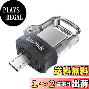 yzSanDisk ( TfBXN ) 128GB USB[ Ultra Dual Drive M3.0 OTG(AndroidΉ) USB3.0Ή R:150MB/s SDDD3-128G-G46 m COpbP[W n