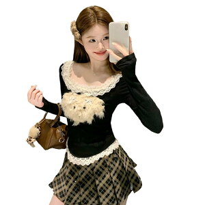 �y���������z[EnjoIt] T�V���c ���f�B�[�X �g�b�v�X ���� U�l�b�N �I�[�o�[�T�C�Y ������ �J�b�g�\�[ �q���̖͗l �L�k�� ���킢�� ���W���[ ���������� ���K�ŏ_�炩�� �t �H M L XL F0007