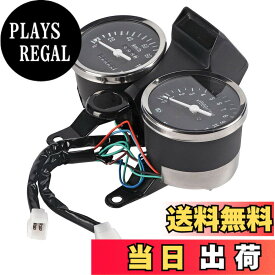【送料無料】KIMISS GN125用 スピードメーター オドメーター タコメーター バイク用 カスタムパーツ メーター類 交換 アップグレード モーターサイクル アクセサリー 改造 汎用 スズキ GN125対応 走行距離計 回転計 速度計 デジタル アナログ 互換品 耐候性 高精度 取り