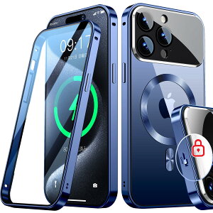 yzRosycoveryV̈̌^YEJjJbNziPhone 15 Pro p P[X Mag-safeΉ[360°SʕیEʋKX][{̂̐FECD Mag-safeO]}OZ[t CX[d