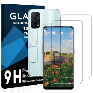 【送料無料】【2枚液晶フィルム+2枚レンズフィルム】OPPO Reno 5 A ガラスフィルム 国産旭硝子AGC素材 OPPO リノ5 A 保護フィルム 【 硬度9H 国産旭硝子AGC素材 気泡ゼロ 飛散防止 指紋防止 高感度