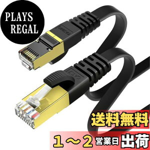 yz50m KASIMO LANP[u CAT7 tbg ^ 10Gbps 600Mhz/s  LlanP[u STP c ܐ܂h~ RJ45 wifiP[u JeS[7 tbgP[u (50m, ubN)