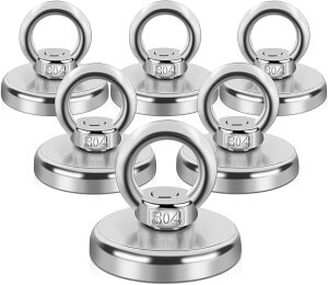 �y���������z6�Z�b�g ������ �}�O�l�b�g�t�b�N ���� ���� �t�b�N ���a42MM �������׏d60KG �������̓t�b�N �l�I�W������ �h���ϐH�� �T���x�[�W�p �L�b�`�����[�t�b�N �����g�� �I�[�j���O 