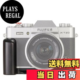 【送料無料】WEPOTO X-T10 X-T20 X-T30 XT30II用ハンドグリップメタル黒檀木材 GP-XT20