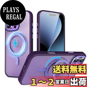 yzQUEASON ݊i X}zP[XyiPhone 16Pro p MagSafeΉ P[Xz360°]X^h CX[dΉ iphone 16 pro p P[X Ot ČRMILKi phone16pro p P[X  