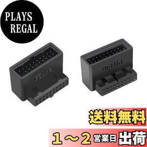 yzcablecc 1Zbg USB 3.0 20s IX-X A_v^[ ㉺px 90x I[o[[h BLACK 2PCS ADAPTER-USB3.0-20PIN