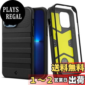 yzSpigen iPhone13ProP[X Ռz 360°Sʕی [P[X+KXtB] ČRMILKi擾 ϏՌ Ow\ Jی h~ WIEA[}[ ACS03291 (ubN)