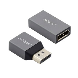 【送料無料】CABLECC 2PCS / SET DISPLAYPORT 1.2 4K 60HzからDPの拡張アダプタの男性の女性のウルトラHD UHDのビデオPCのノートパソコンテレビ