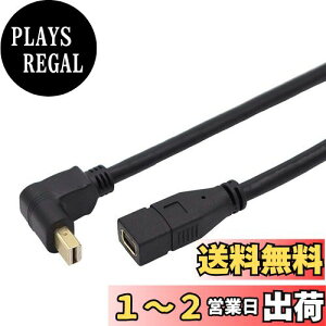 yzViViSun MiniDPP[u Mini Displayport to Mini Displayport P[u IXtoX bL E㉺90°L^ 4K×2KΉ (L)