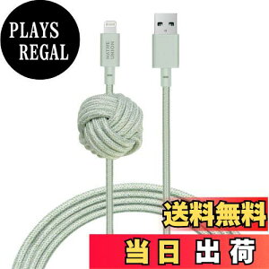 yzNATIVE UNION [lCeBujI] NIGHT Cable USB-A to CgjO ϋv [dP[u AJ[mbgt - [MFiF] iPhone/iPadΉ (3[g)(Sage)