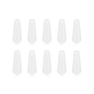 【送料無料】DELUXEFOX ゴム栓 10個入り 霧白色 試験管のゴム栓 円錐 シリコンゴムホールプラグ シリコーン穴栓 台形 シリコーンラバーホールプラグ 実験室用シリコーンゴムホールプラグ 柔軟