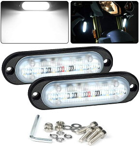 yzChelhead ledfCCg ^ 6Wx2 Ɠ  [NCg ב䓔 ⏕ 12v/24v IP68h ho ttHOv zCg y