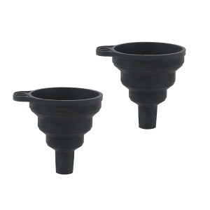 【送料無料】LUYING 漏斗 シリカゲル 漏斗 水ボトル 液体転送 狭口 漏斗 携帯便利 キッチンツール 折りたたみ式じょうご シリカゲル漏斗 食品グレード折りたたみ式キッチンじょうご ミニ オ