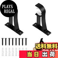 【送料無料】LYHMHAMY 暖簾かけフック 2本 ネジ8枚付き 暖簾受け カーテンレール 突っ張り棒 取付金具 引…