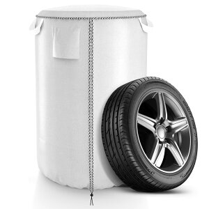【送料無料】SDAVO タイヤカバー 屋外 防水 タイヤ 収納袋 タイヤ 4本 【取っ手と換気窓付き】 タイヤ収納カバー 600D 厚手 タイヤ保管カバー 普通自動車用 タイヤ保管袋 紫外線防止 劣化・汚