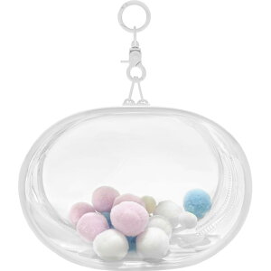 yzYUYAKESHIP[X ɃobN ho ʂ|[` Oo obO ȉ~` PVC l` ʂݗp NA JoɂЂ [ L[z_[tiE18cmj