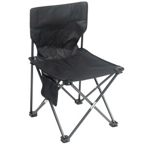 【送料無料】折りたたみ椅子 背凭れ キャンプチェア アウトドアチェア 超軽量 コンパクト 耐荷重 携帯便利 収納袋付属 持ち運び便利 お釣り 登山 キャンプ ハイキング (M-ブラック)