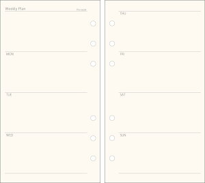 yzWBway 蒠tB oCuTCY T EB[N[ XPW[ 6 un߂v tȂ^Cv VXe蒠 tB e90T 2025 2026 A6