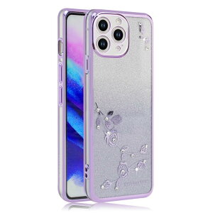 【送料無料】JOOBOY iPhone 14 Pro 用 ケース クリア キラキラ メッキ加工 花柄 ソフトケース TPU 薄型 おしゃれ かわいい 衝撃吸収 ブランド アイフォン14プロ カバー(iPhone 14 Pro 6.1", キラキラ-パー