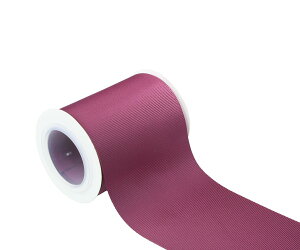 【送料無料】【IDECORRIBBONS】幅75mm グログランリボン 長さ4.5m #277ワインレッド