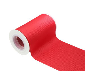 【送料無料】【IDECORRIBBONS】幅100mm グログランリボン 長さ4.5m #250レッド