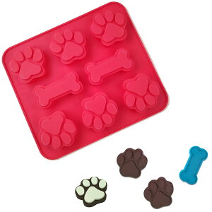 【送料無料】DEVENTORZ 猫の肉球 犬の骨 ケーキ型 シリコンモールド 可愛い ケーキ型 足跡モールド チョコ型 シリコン型 シリコンモールド チョコレート型 お菓子型 クッキー型 ケーキ型 製菓