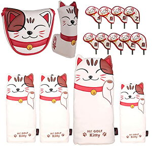 【送料無料】ゴルフ ヘッドカバー ドライバー440cc 460cc /ウッド用 FW/ユーティリティ用 UT/パターカバー マレット用 マグネットタイプ(オデッセイ 2ボールに対応) / ピンタイプ用 (スコッティー