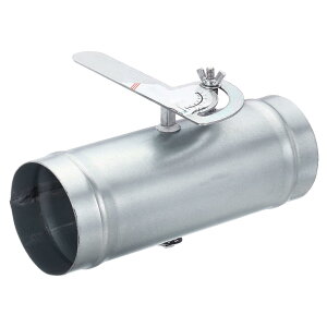 【送料無料】Edinstry ダンパー制御 手動ダンパー制御 エアダクト ベント バルブ ダンパー ストーブ 暖炉 ダンパー 換気ダンパー 換気口 φ80mm 亜鉛メッキ