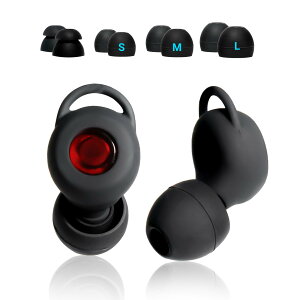 【送料無料】Anloma 耳栓 睡眠 ノイズキャンセリング 快眠 遮音 騒音対策 ノイズ低減 36dB 聴覚プロテクション 勉強 いびき遮断 シリコン製 水洗い可能 男女兼用 旅行 ライブ 仕事用 1ペア(S・M