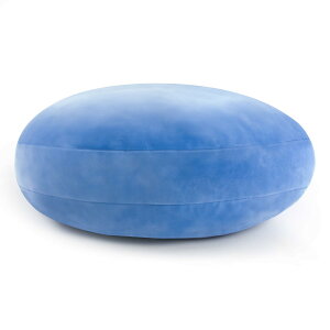 【送料無料】JEMA ジェマ 抱き枕 マシュマロ ラウンドクッション もちもちクッション もっちり なめらか 丸型 直径60cm ブルー …