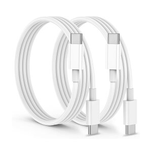 yzUSB Type C P[u (2{Zbg, 1m) SuptopwxmyPDΉ 60W}[d 480Mbps]z Type C (USB C to USB C)P[u ϋvPVCf X}[gtHE^ubgEQ[@ȂǂUSB C|[g