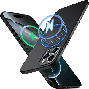 【送料無料】Wojiaozvlf 極薄 iPhone 16 Pro 用ケース 薄型 Magsafe対応 マグネット搭載 iPhone 16 Pro用 カバー PCマット質感 超軽量 黄変防止 指紋防 擦り傷防止 手触り良い 全面保護 超耐磨 耐衝撃カス